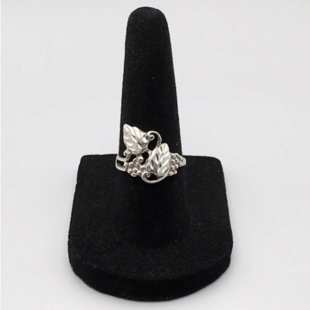 Carolyn Pollack Black Hills Inspired Sterling Leaves Ring